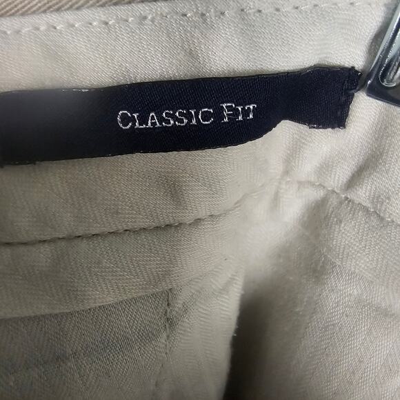 Polo Ralph Lauren Classic Fit Pants 38x32 Beige Khaki Twill Chino - Picture 3 of 5